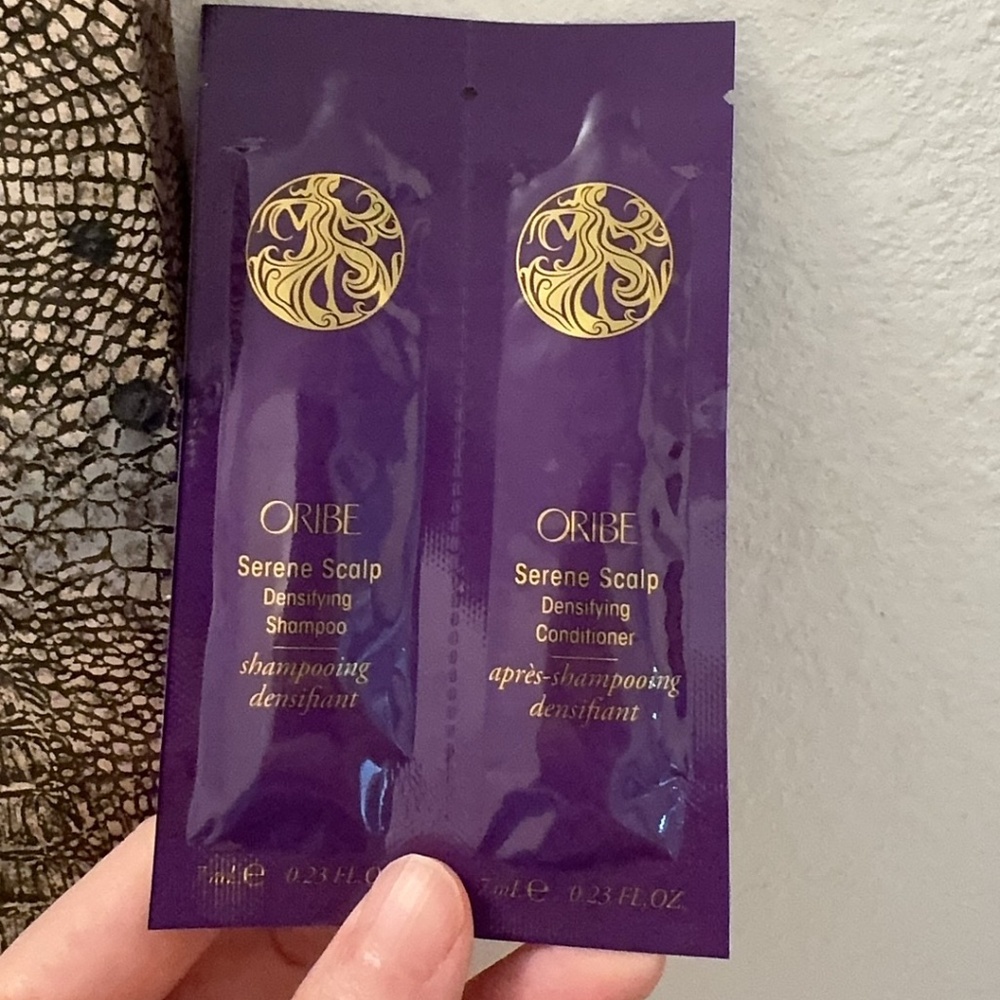 Oribe Serene Scalp Densifying Shampoo & Conditioner Samples 7ml x2